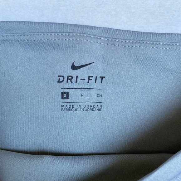 Nike Yoga Gray Rainbow High Waisted 7/8 Skinny Workout Silver Legging NEW S - Picture 8 of 13